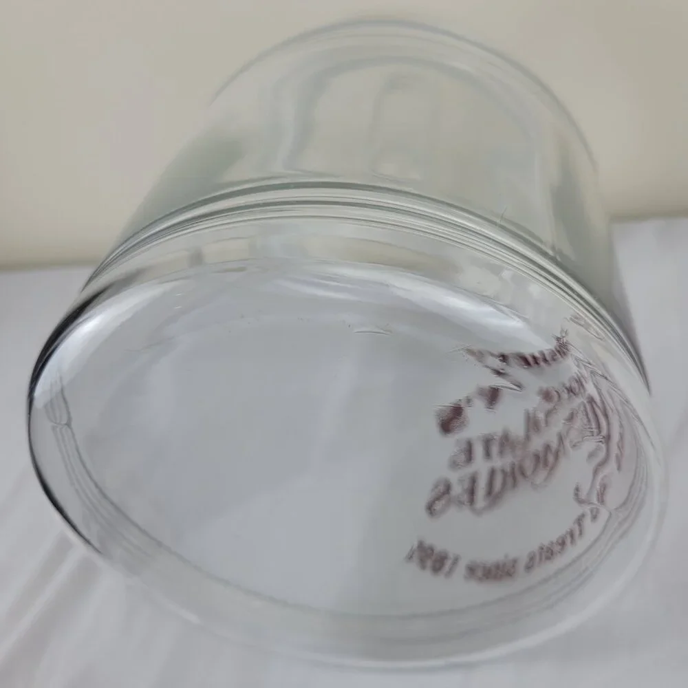 Vintage Hershey’s Chocolate Memories Sweets Treats 1895 Glass cookie jar Lid 90s - Picture 14 of 16